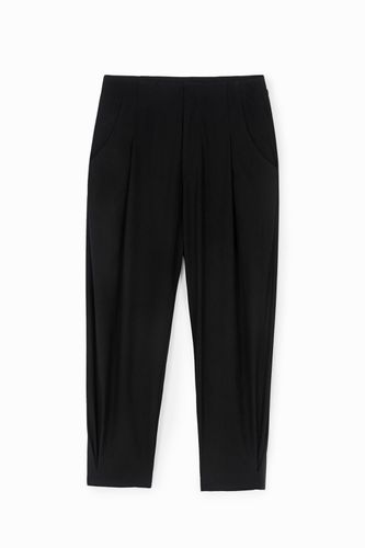 Pantalón negro pinzas - BLACK - XS - Desigual - Modalova