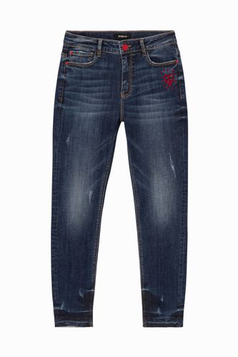 Skinny heart jeans - BLUE - 24 - Desigual - Modalova