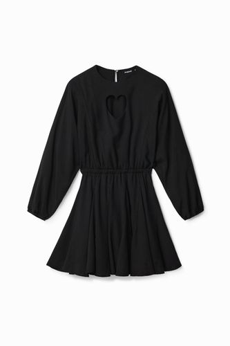 Short heart dress - BLACK - L - Desigual - Modalova