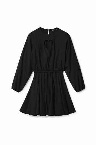 Short heart dress - BLACK - M - Desigual - Modalova