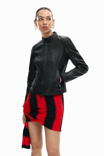 Cazadora cuello Mao - BLACK - M - Desigual - Modalova