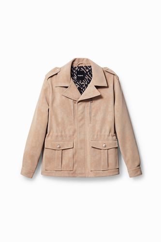 Straight-cut jacket with pockets - - S - Desigual - Modalova