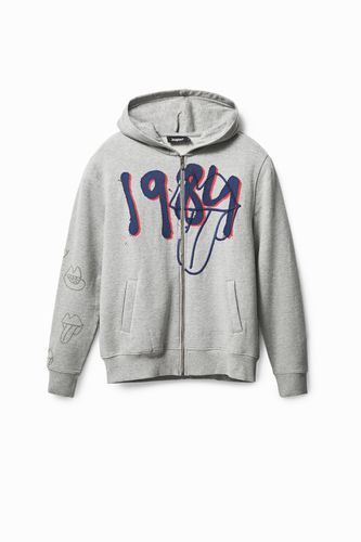 Print and embroidery hoodie - - L - Desigual - Modalova