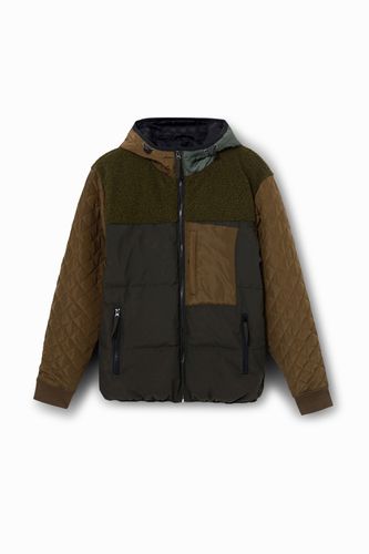 Short padded jacket - GREEN - XL - Desigual - Modalova