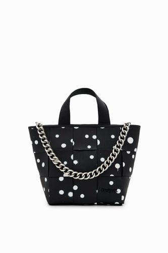 Bolso shopper M gotas - Desigual - Modalova