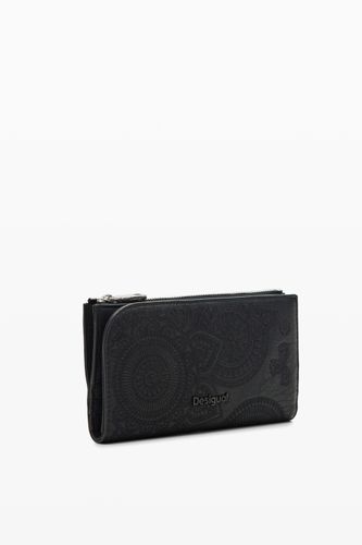 Cartera grande bordada - BLACK - U - Desigual - Modalova