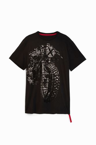 Camiseta texturizada - BLACK - S - Desigual - Modalova