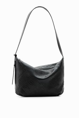 Large leather logo bag - BLACK - U - Desigual - Modalova