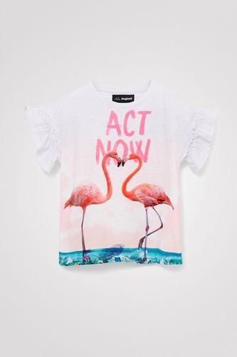 Flamingo T-shirt - RED - 11/12 - Desigual - Modalova
