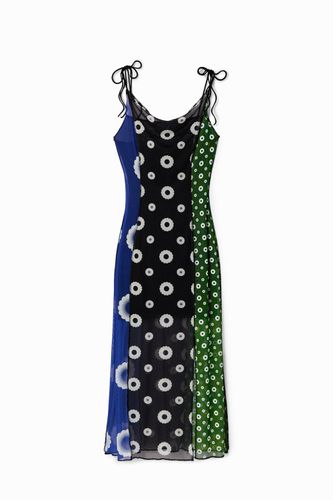 Vestido midi lencero geométrico - L - Desigual - Modalova