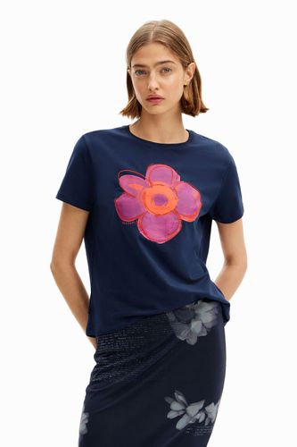 Flower illustration T-shirt - - XL - Desigual - Modalova