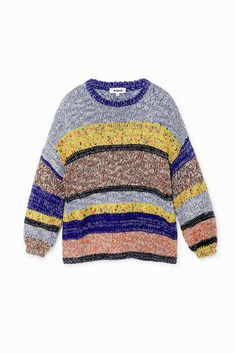 Jersey tricot jaspeado - Desigual - Modalova