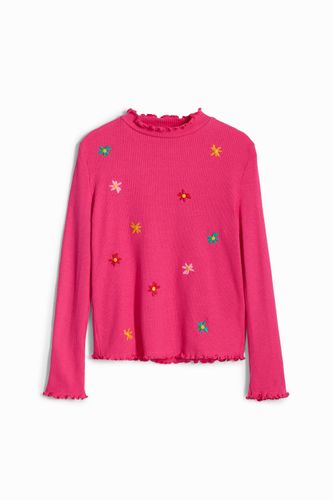 Flower embroidery T-shirt - 13/14 - Desigual - Modalova