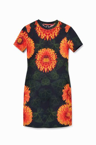 Floral T-shirt dress - ORANGE - M - Desigual - Modalova
