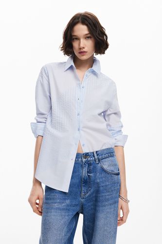 Plain shirt - BLUE - L - Desigual - Modalova