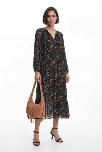 Floral midi dress - BLACK - XS - Desigual - Modalova