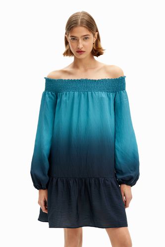 Short bandeau dress - GREEN - L - Desigual - Modalova