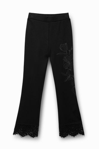 Slim lace leggings - BLACK - S - Desigual - Modalova