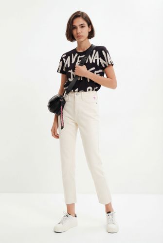 Vaquero Straight cropped - 34 - Desigual - Modalova