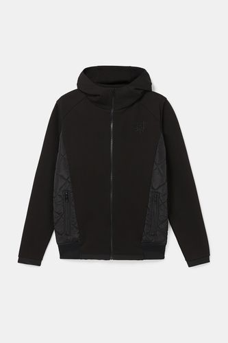 Hooded hybrid jacket - BLACK - L - Desigual - Modalova