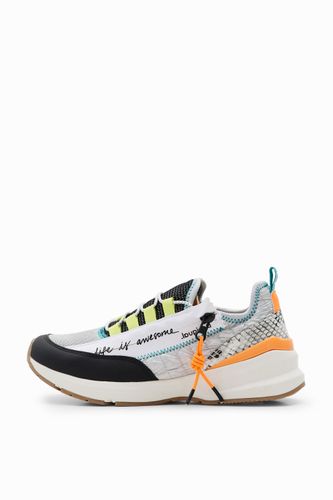 Sneakers runner patch cremallera - 39 - Desigual - Modalova