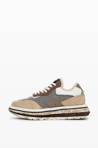 Sneakers runner patch - BROWN - 41 - Desigual - Modalova