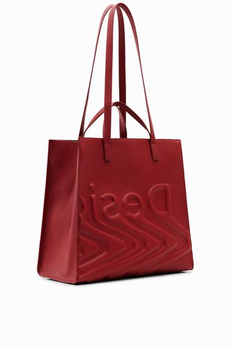 Bolso shopper grande logo - RED - U - Desigual - Modalova
