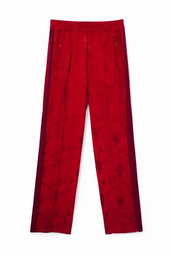 Jacquard sport trousers - RED - L - Desigual - Modalova