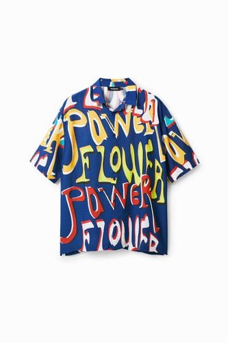 Flower power resort shirt - - L - Desigual - Modalova