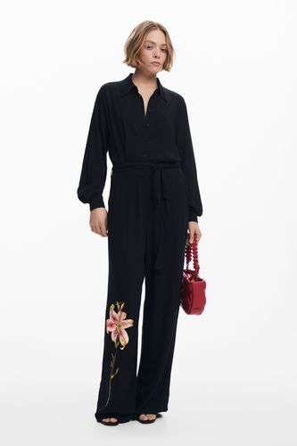 Orchid belt jumpsuit - BLACK - XS - Desigual - Modalova