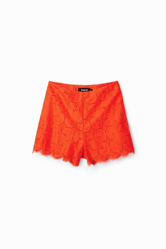 Retro lace shorts - RED - 38 - Desigual - Modalova