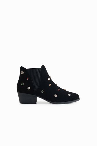 Gemstone split-leather ankle boots - - 38 - Desigual - Modalova