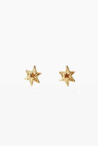 Pendientes estrella baño oro Zalio - Desigual - Modalova