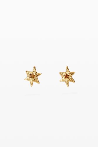 Pendientes estrella baño oro Zalio - U - Desigual - Modalova