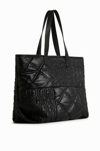 Recycled textured shopper bag - - U - Desigual - Modalova