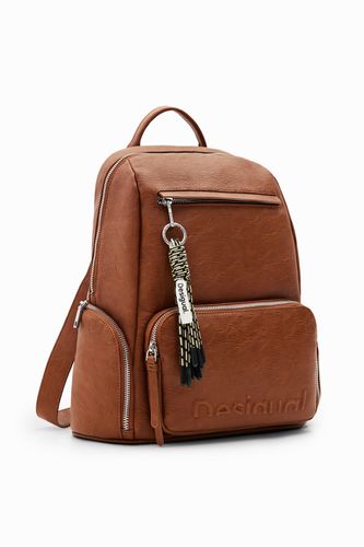 Midsize half-logo backpack - - U - Desigual - Modalova