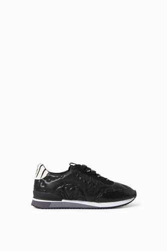 Synthetic leather running sneakers embossed - - 36 - Desigual - Modalova