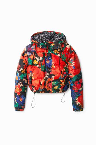 Chaqueta corta padded floral - XS - Desigual - Modalova