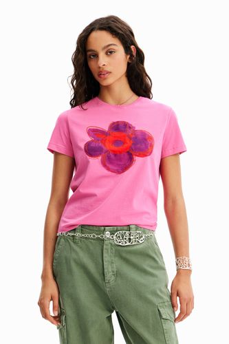 Flower illustration T-shirt - - S - Desigual - Modalova