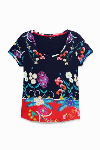 Camiseta estampado floral tropical - Desigual - Modalova