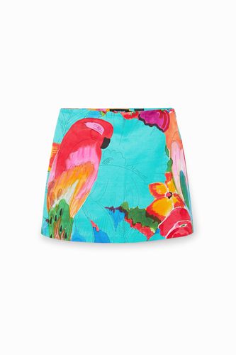 Tropical miniskirt - BLUE - XS - Desigual - Modalova