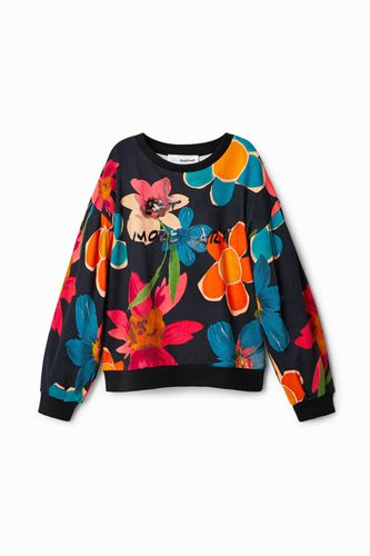 Sudadera oversize floral - 11/12 - Desigual - Modalova