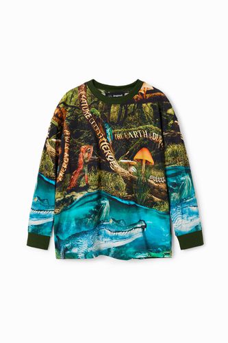 Camiseta mensajes naturaleza - Desigual - Modalova