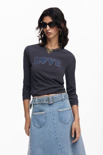 Love T-shirt - BLACK - S - Desigual - Modalova