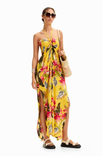 Tropical halter neck jumpsuit - - XXL - Desigual - Modalova