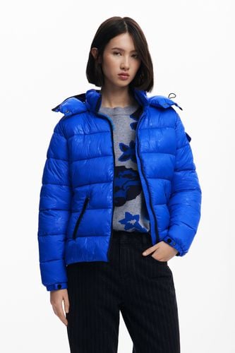 Padded coat - BLUE - L - Desigual - Modalova