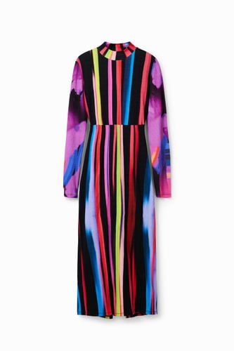 Vestido midi slim rayas M. Christian Lacroix - S - Desigual - Modalova