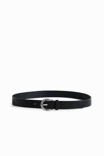 Leather belt - BLACK - 85 - Desigual - Modalova