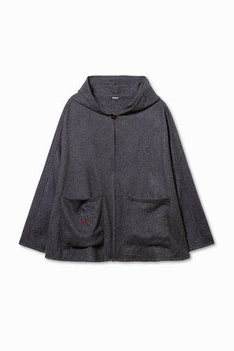 Cloth poncho hood - BLACK - U - Desigual - Modalova
