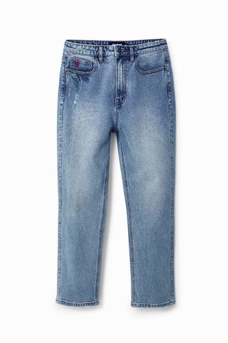 Straight ankle grazer jeans - - 34 - Desigual - Modalova